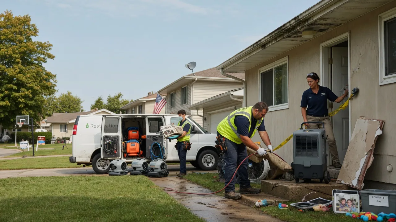 Water Damage Restoration in Bunker Hill, KS near me